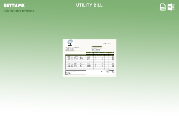 модерен стил Бангладеш Beximco Communications за комунални сметки за збор шаблон